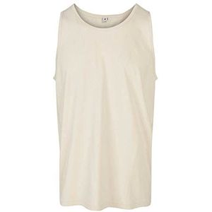 Build Your Brand Basic Tank T-shirt heren, Beige (Zand)