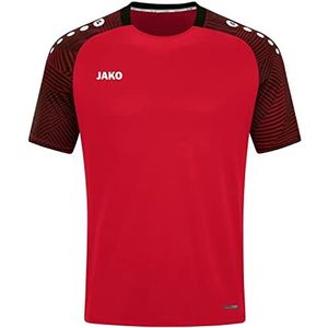 Jako Performance Poloshirt voor heren, Rood/Zwart