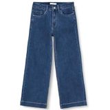 Bestseller A/S Nkfrose Hw Wide Jeans 1356-on Noos Meisjes Jeans, Medium blauwe denim
