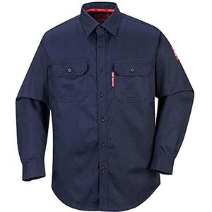 Portwest Bizflame FR89NAR5XL overhemd 88/12, maat 5XL, marineblauw