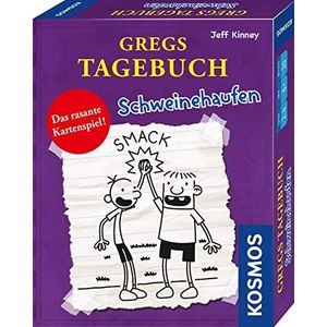KOSMOS Gregs 741747 dagboek - Het snelle kaartspel voor 2-4 personen vanaf 6 jaar - kinderspel met de originele figuren van de populaire kinderboeken van Jeff Kinney