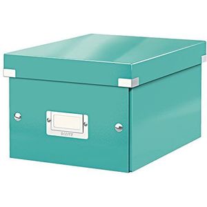 Leitz, Click & Store 60430051 Opberg- en transportbox met deksel, ijsblauw, A5