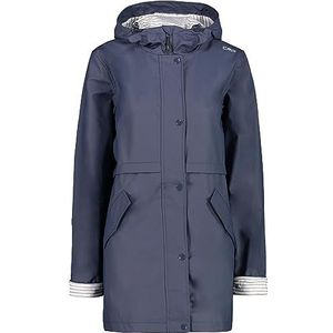 CMP Rain Trench damesjas Wp 3.000, Zwart/Blauw