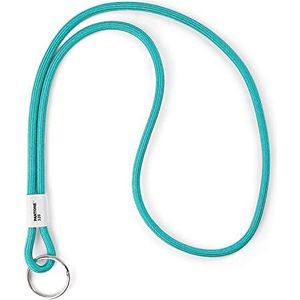 Pantone Sleutelhanger design sleutelhanger lang | robuuste en kleurrijke sleutelhanger | lang | turquoise 320 | turquoise 48 cm