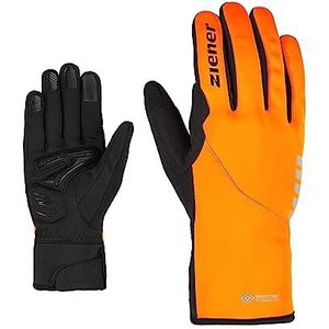Ziener Dagur GTX Inf Touch Bike Glove Fietshandschoenen, outdoor/functionele handschoenen, waterdicht, ademend, uniseks, gif, oranje, maat 9