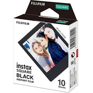 Fujifilm Instax Square Film  - Zwart kader - 10 stuks