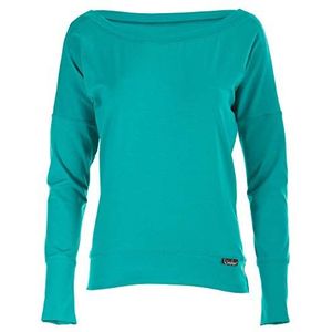 WINSHAPE Dames Longsleeve Vrije Tijd Sport Dance Fitness Lange Mouwen Shirt Ocean-Groen, XL