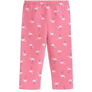 s.Oliver 2144610 Legging capri pour fille avec imprimé intégral, Rose 43a2, 128