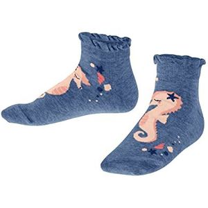 Falke Seahorse Uniseks kindersokken, Demin Mel 6608)