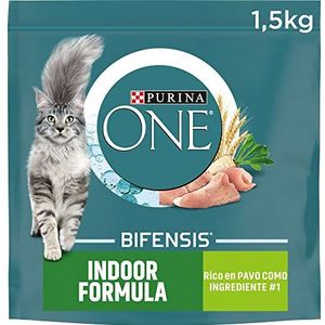 Purina ONE Bifensis Kalkoenvoer voor katten, 6 zakken, 1,5 kg