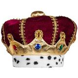 Boland 36103 - Majesteit hoed voor kinderen - meerkleurig - kinderkroon - hertog koning - pluche hoed - carnaval - themafeest - Halloween