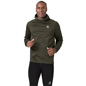 Odlo Run Easy Warm sweatshirt met capuchon voor heren, Deep Depths Mix