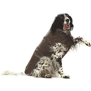 CROCI, Montreal hondenjas, wintercape, waterdichte jas, fleece, maat 15 cm, bruin