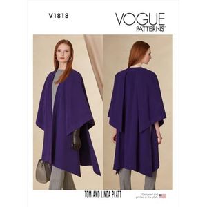 Vogue Patterns V1818A damesjack, maat A (XS-S-M-L-XL-XXL)