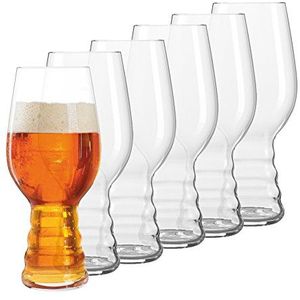 Spiegelau & Nachtmann, Kristalglas, handgemaakte bierglazen, 6 glazen