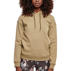 Urban Classics Dames hoodie sweatshirt, Khaki (stad)