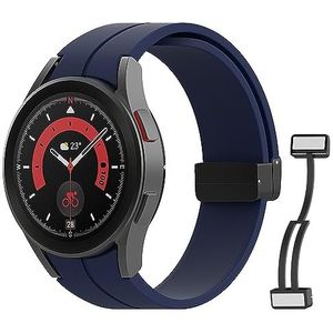 MoKo Bandje compatibel met Samsung Galaxy Watch 5 40/44 mm/5 Pro 45 mm/Watch 4 40/44 mm/4 Classic 42/46 mm, reservearmband voor sport met inklapbare magnetische gesp voor horloges, Agaat