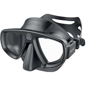 Seac Extreme 50 onderwaterduikmasker met optionele optische lenzen, zwart, Eén maat