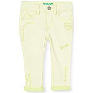 United Colors of Benetton jeans babybroek voor meisjes, geel (citroen tonic 40 V)