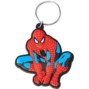 Marvel RK38201C Comics ""Spiderman Crouch"" sleutelhanger rubber, meerkleurig, 40 x 40 cm