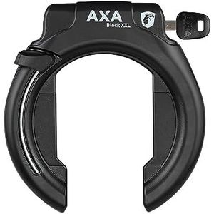 AXA Block XXL - Antivol de cadre rétractable - Niveau de sécurité 12 - Chaîne à enfoncer compatible - Convient pour les vélos électriques - Pour pneus larges - Clé amovible