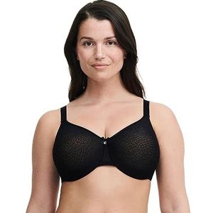 Chantelle C MAGNIFIQUE, zeer omhullende beha met beugels, onzichtbare lingerie voor dames, zwart, 110H, zwart.