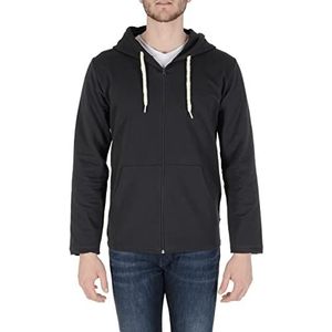 19V69 ITALIA Thomas Dark Grey Sweatshirt met capuchon (9 stuks) voor heren, donkergrijs, 3XL, Donkergrijs