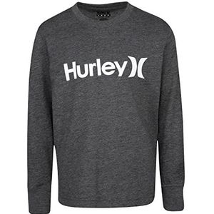 Hurley grafisch shirt met lange mouwen voor kinderen, Grijs Chinees