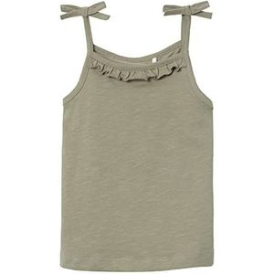 Bestseller A/S Nmfhelen Strap Top Shirt, Dried Sage, 86 cm pour bébé, Sauge séchée, 86