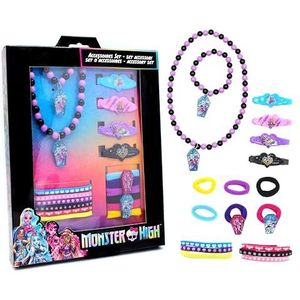 Joytoy Monster High accessoireset met sieraden en haaraccessoires, 18-delig, in geschenkdoos