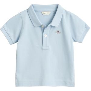 GANT Polo unisexe Baby Shield Pique SS Rugger, Blue Dawn, 80