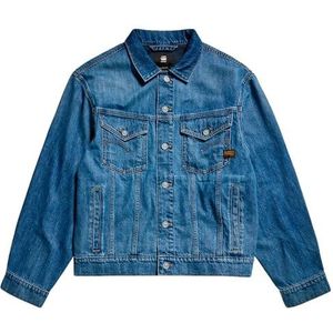 G-STAR RAW Casual denim jas damesjassen, Blauw (Faded Cliffside Blue D24347-D536-G326)