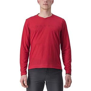 CASTELLI T-Shirt Homme, Dark Red, XL