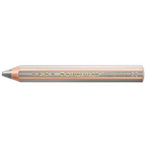 STAEDTLER Noris Junior 140-81 3-in-1 kleurpotloden, zilverkleurig, 6 stuks