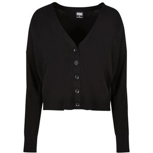 Urban Classics Ladies Eco Viscose Cardigan oversized pour femme, disponible en noir, tailles XS à 5XL, Noir, 3XL