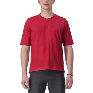 CASTELLI T-shirt pour homme, Rouge (Dark Red), S