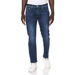 Pierre Cardin Jeans - Taps toelopende pasvorm Futureflex Lyon, Donkerblauw (vintage blauw 01)