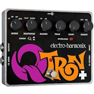 Electro Harmonix Q-Tron + Elektrische gitaar pedaal Zilver