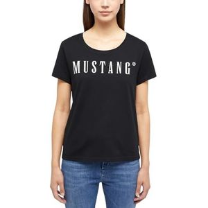 MUSTANG T-shirt coupe droite pour femme, Black 4142., XXL grande taille