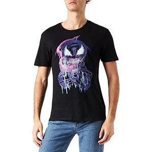 Marvel T-shirt heren, zwart.