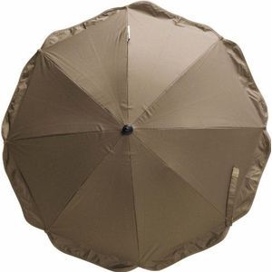 Playshoes 4010952287042 parasol voor kinderwagen met uv-bescherming, 70 cm, bruin