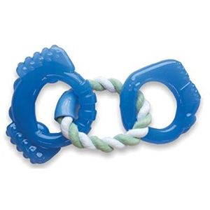 Petstages Bone Tugz Kauwspeelgoed voor puppy's, 0,05 kg, blauw