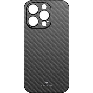 Black Rock - Dunne beschermhoes voor Apple iPhone 14 Pro I - ultradun carbon hoesje - koolstofvezel (Flex Carbon zwart)