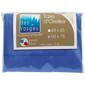 Nuit des Vosges Cotoval 2101614 kussensloop, katoen, 50 x 75 cm, blauw