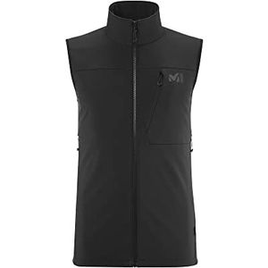 MILLET Magma Shield Vest M Softshelljas voor heren, Zwart