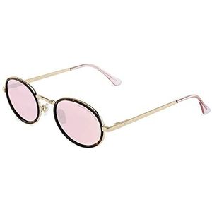 CLANDESTINE Ovo 17 Gold Matte Habana Rose zonnebril nylon HD heren en dames, Roze