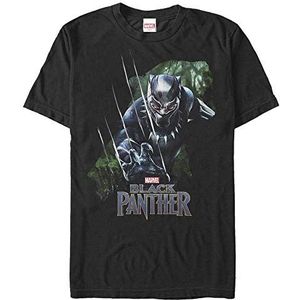 Marvel Panther-Organic Heren T-Shirt Avengers Classic-Green, korte mouwen, zwart, XXL, SCHWARZ