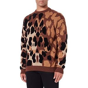Just Cavalli trui sweater heren, 001j Natural Camouflage