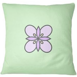 Bona Basics, Taie d'oreiller décorative Décoration de la Maison pour canapé, cafétéria, Taille: 45X45 cm, Couleur: Vert clair