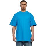 Urban Classics T-shirt met korte mouwen voor heren met afhangende schouders, 100% katoenen jersey, Turkoois, 6XL